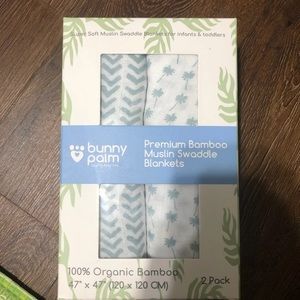 New premium bamboo muslin swaddle blanket